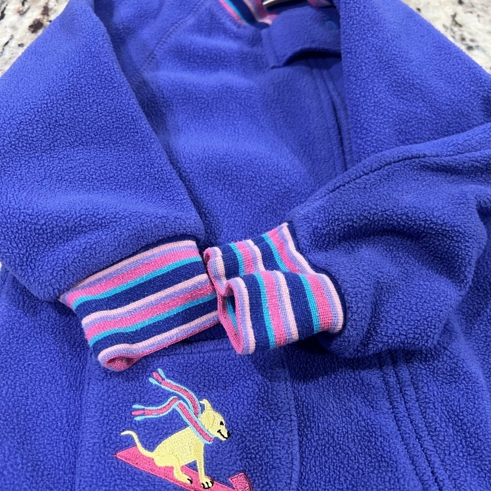 L.L. Bean Fleece Infants onesie - Picture 2 of 6